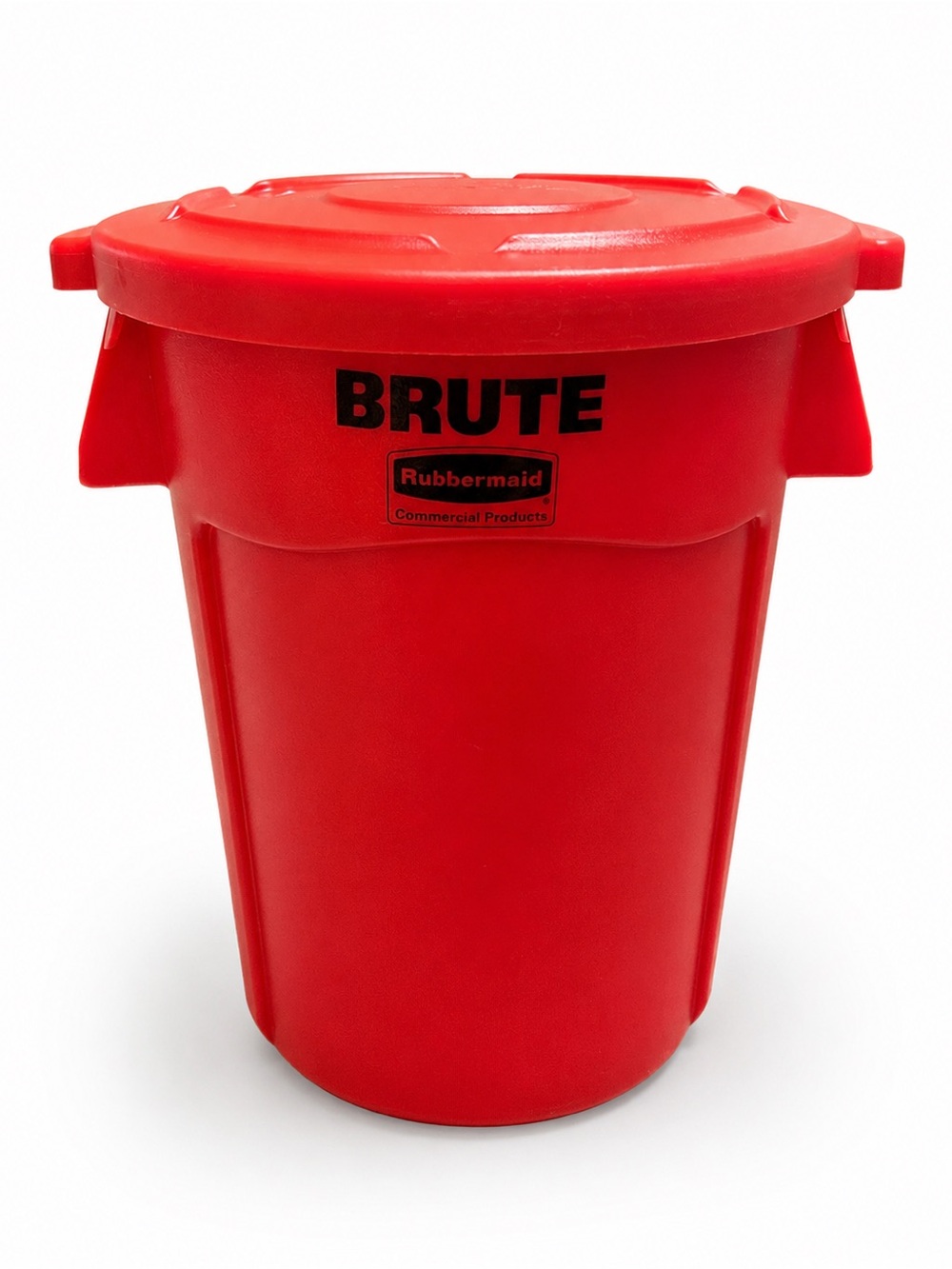 Rubbermaid Brute Mini Red Trash Can With Lid  Like New